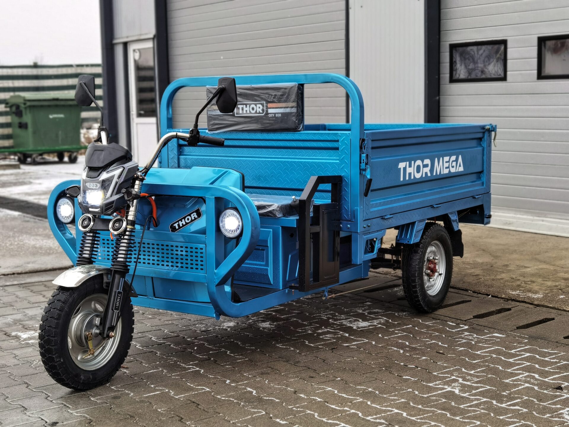 Triciclu electric Thor Mega 1500W 60V58Ah FARA PERMIS - Triciclu