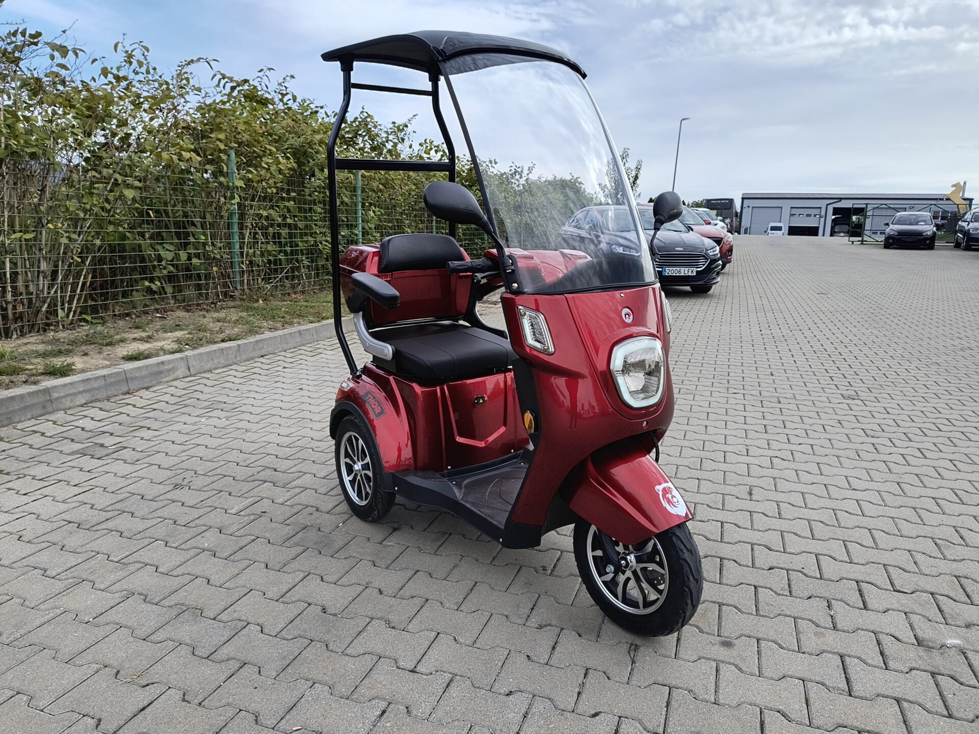 Triciclu electric Thor ECO ZONE 800W 60V20Ah - visiniu FARA PERMIS